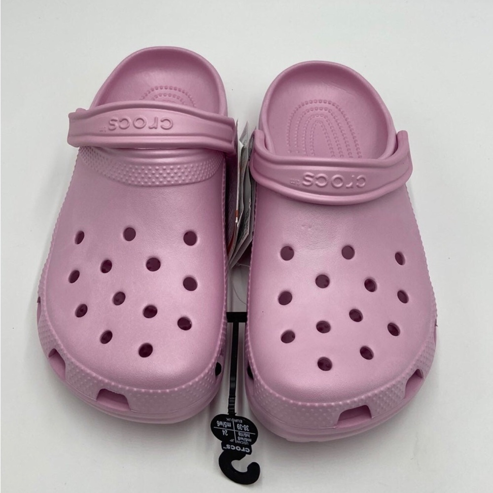 NWT CROCS CLASSIC BALLERINA PINK SHOES (MEN 6/ WOMAN 8)